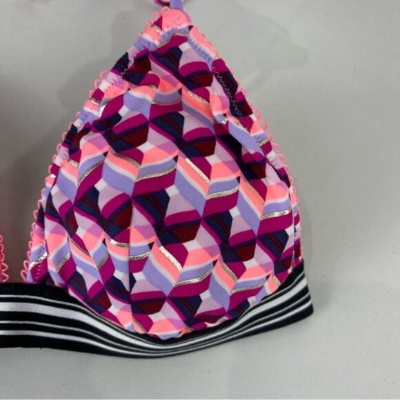 Victoria's Secret Pink Charm Halter Bikini Top Women's Size Medium - Picture 3 of 6